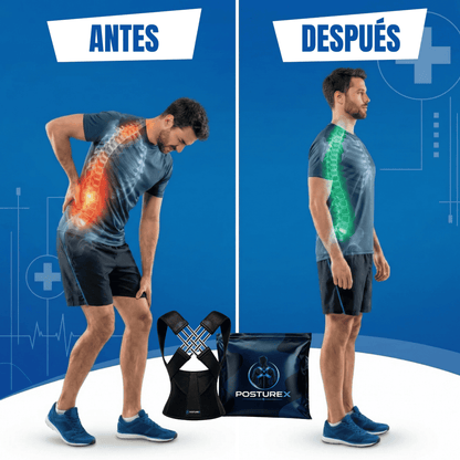 POSTUREX™ Corrector de Postura Inteligente.