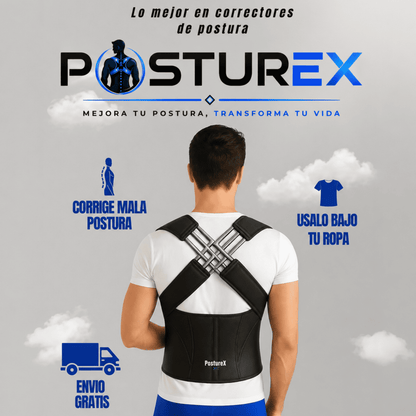 POSTUREX™ Corrector de Postura Inteligente.